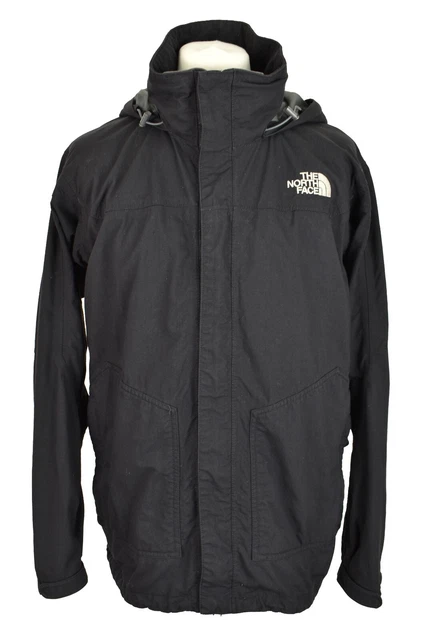 THE NORTH FACE HyVent Black Windbreaker Jacket size S Mens Full Zip Outdoors