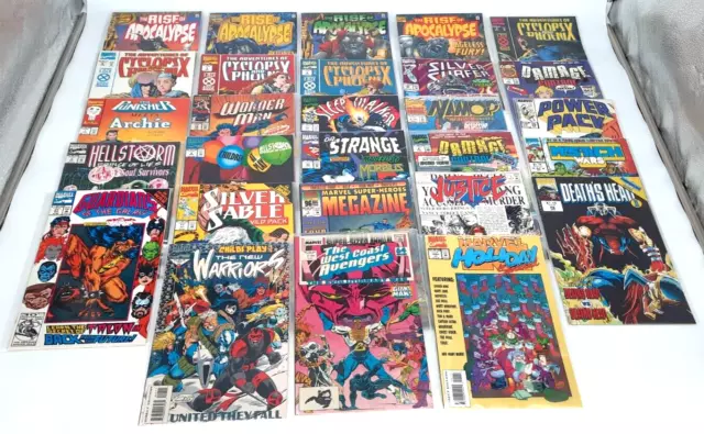 VTG Marvel Comic Misc. Books Lot of 28 Silver Surfer, Punisher, Wonder Man NM J3