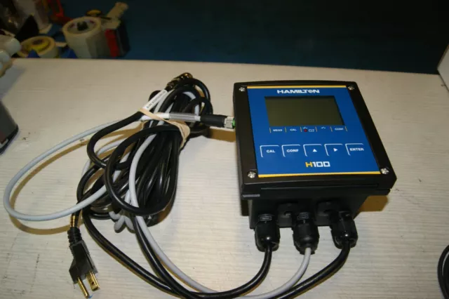 Hamilton H100 PH and Conductivity transmitter with cables and more!