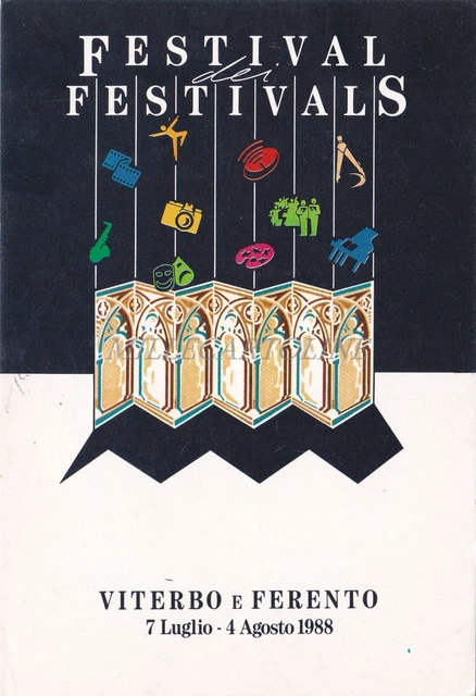 VITERBO - Festival dei Festivals, Cartolina 1988