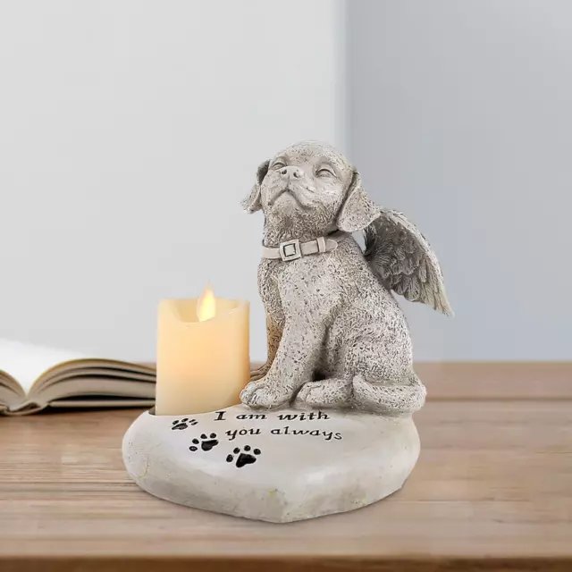 Dog Memorial Statue Sympathy Dog Angel Figurine Tribute Statue Remembrance Gift