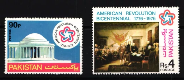 Pakistan 411-412 Mint History America #IQ543