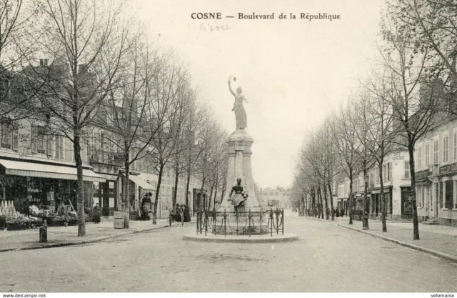11184 cpa 58 Cosne - Boulevard de la république
