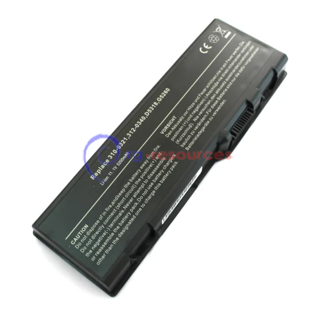 6Cell Battery for Dell Inspiron 6000 9200 9300 9400 E1705 XPS Gen 2 D5318 D5318
