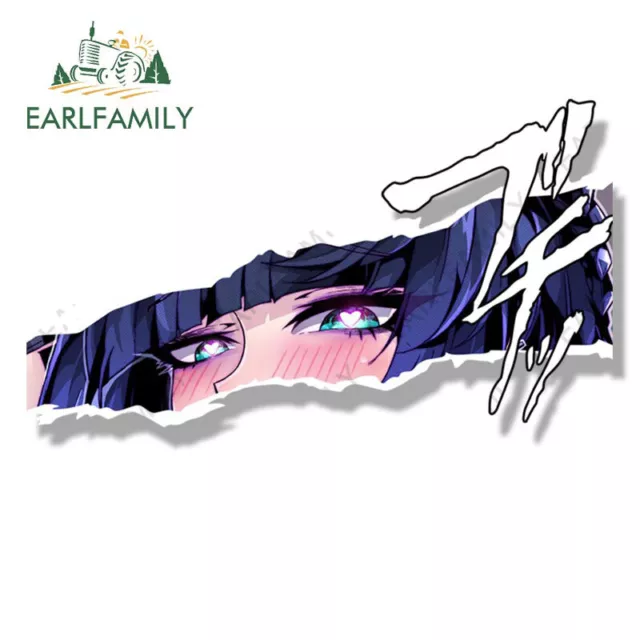 EARLFAMILY 5.1” Ahegao Vermeil Fanart Car Sticker Anime Vermeil In
