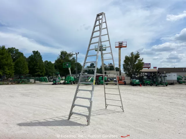 2015 Werner 416 16' Type IA Aluminum Folding A-Frame Ladder 300lb bidadoo 2015 Werner 416 16' Type IA Aluminum Folding A-Frame Ladder 300lb bidadoo