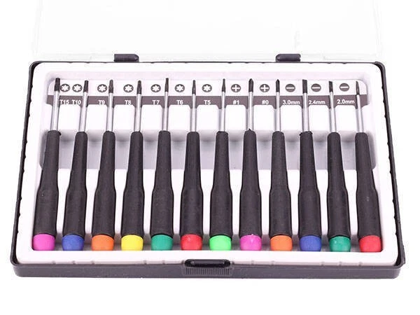 Lot De 12 Tournevis De Précision Torx - Pour Smartphone, Horlogerie, Électronique, Neuf