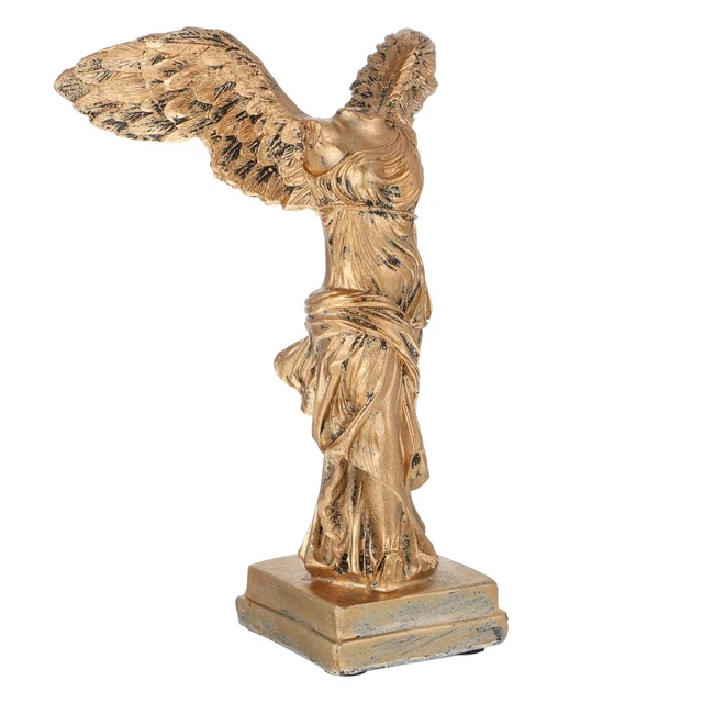 Décor De Statue Personnage Figurine Déesse La Victoire Grecque Bureau