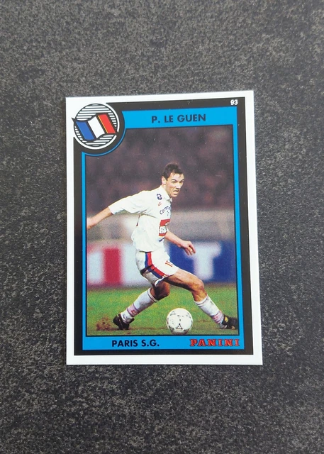 Panini carte José Cobos PSG 1996 Paris Saint Germain football 023