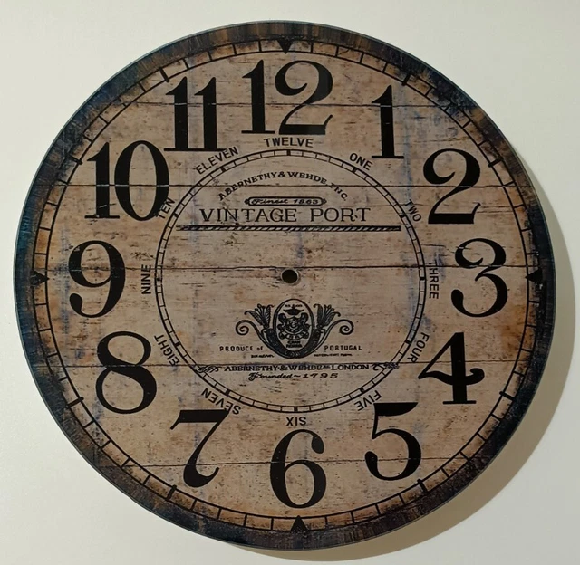 Orologio Da Parete Zilimontt Effetto Ardesia - Quadrante Aperto, Impermeabile, Per Esterni E Interni, 34 O 40 Cm - Foto 3