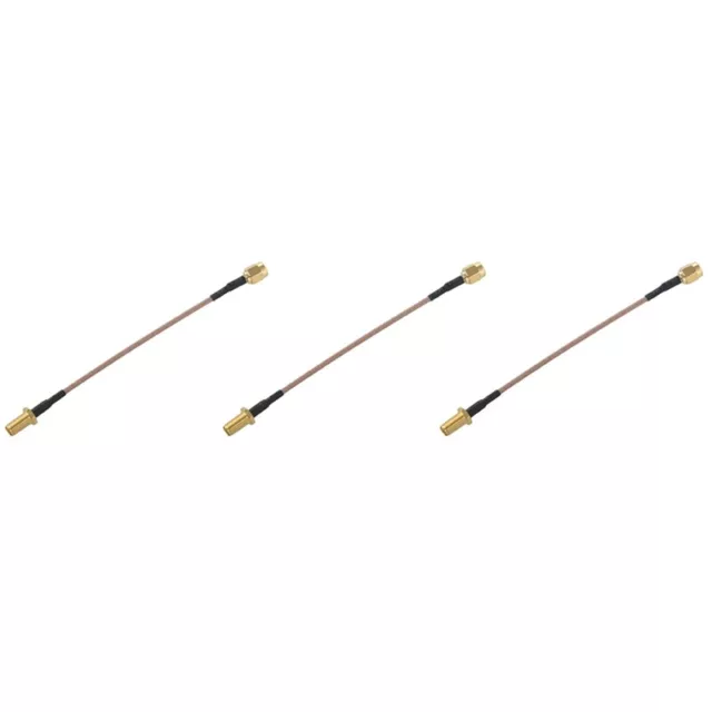 3 x presa SMA a spina cavo coassiale adattatore antenna 11 cm U3V91442