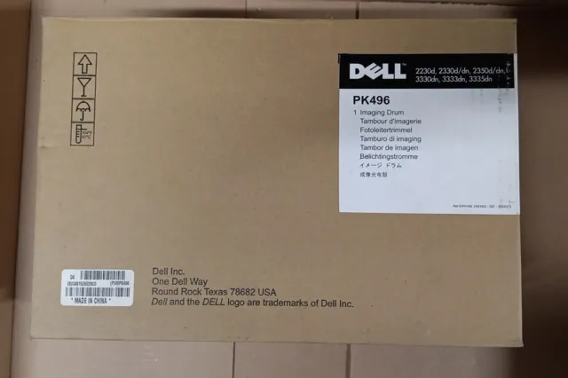 NEW SEALED!!! GENUINE Dell PK496 Imaging Drum 2330 2350 3330 3333 3335 FREE SHIP