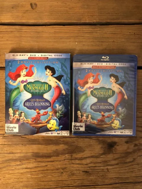 Little Mermaid 2 Return to the Sea / Little Mermaid Ariels Beginning blu ray dvd