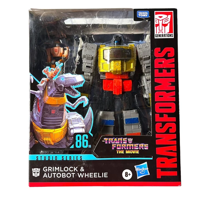 TRANSFORMERS STUDIO SERIES Grimlock 8606 Leader Autobot Wheelie