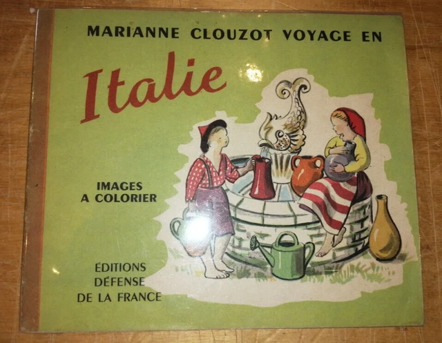 ENFANTINA ALBUM A Colorier Illustre Marianne Clouzot En Italie 1948