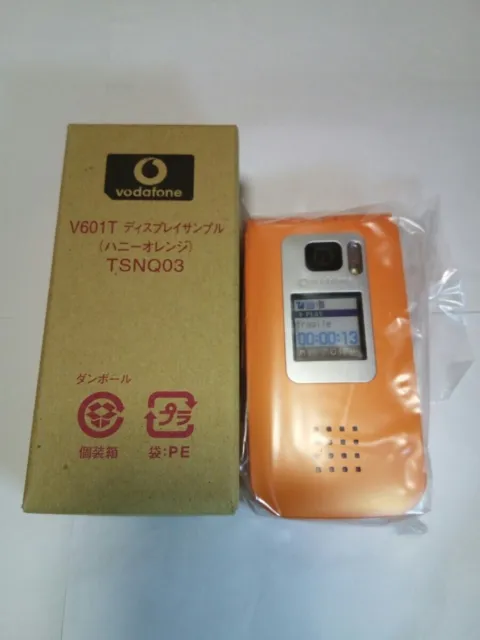 Mobile Phone Vodafone V601T Display Sample Honey Orange Tsnq03 Mockup Pr