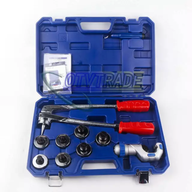 Hydraulic Tube Expander 7 Lever Swaging Plumbing Kit HVAC Tool Pipe CT-100A