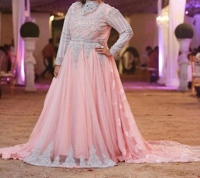 BEAUTIFUL ASIAN INDIAN Pakistani Western Wedding Reception Gown