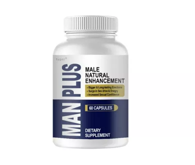 (Single) MANPLUS - 60 Capsules ➜ Man plus Natural Dietary Supplement for Men