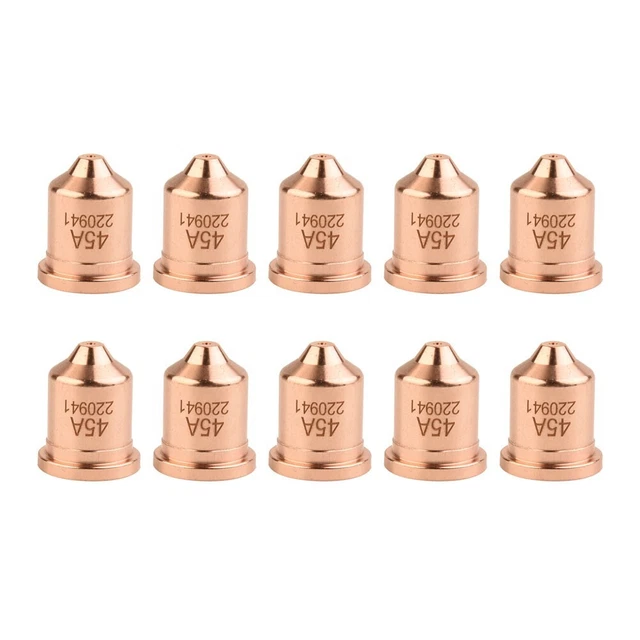 10PCS/set Plasma Torch Cutting Nozzle 220941 Fit  For 65/85/105 P7D5 Accessories