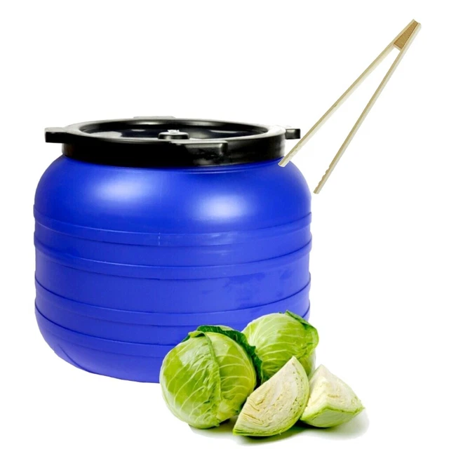 60L Plastikfass Mit Schraubdeckel - Zum Pökeln, Einmachen & Lagern Von Lebensmitteln