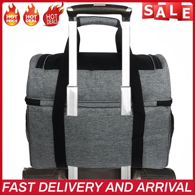 Polyester Bowling Handbag with External Pocket Wear-Resistant Sports Accessories