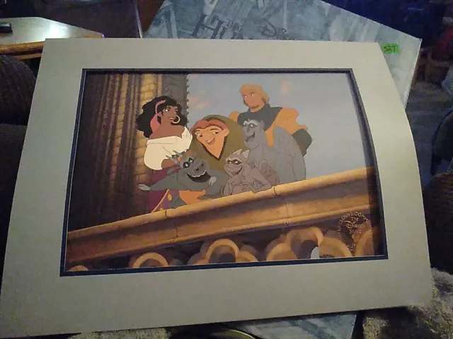 Disney The Hunchback of Notre Dame Exclusive Commemorative Lithograph 1997 W Mat