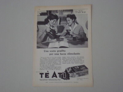 Pubblicità del 1958 Vintage advertising W8787 Tè Ati 