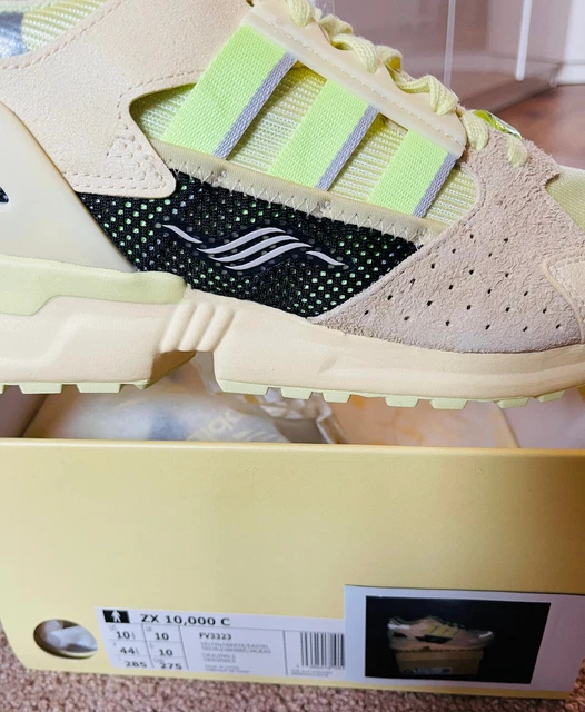 NEU OVP Adidas ZX10000 C yellow tint Größe 44 2/3 US 10,5 UK 10 FV3323