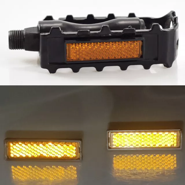 4x/Set Bicycle Pedal Reflector Safety Night Cycling Reflective Bike Accessories