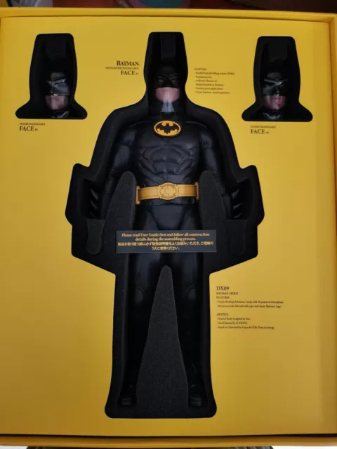 Figura de acción coleccionable personalizada Hottoys escala 1/6 BATMAN HT 1989 versión DX09