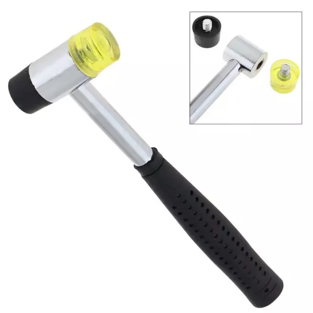 25MM Double Face Hammer Work Glazing Window Beads Hammer Nylon Head Mallet Tool