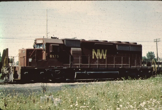 N&W Norfolk & Western EMD SD40-2 Ektachrome original Kodak slide
