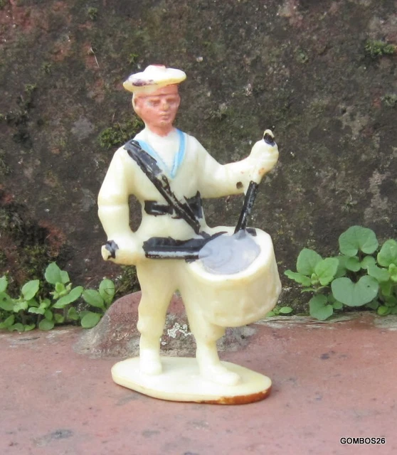 FIGURINE QUIRALU PLASTIQUE/ Soldat Marin Clairon Defilant Type Starlux