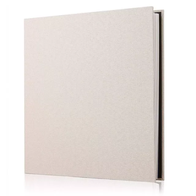 Photo Album Scrapbook Linen DIY Memory Book Thick Pages with  Film Save3731