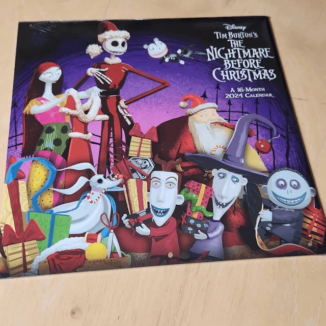 DISNEY TIM BURTON'S The Nightmare before Christmas 16 month 2024