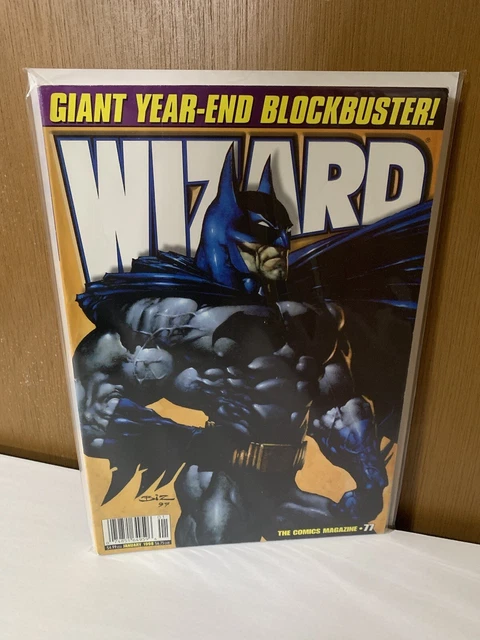 Wizard The Comics Magazine 77 🔥1998 Batman Cover App🔥Graphic DC🔥VF+