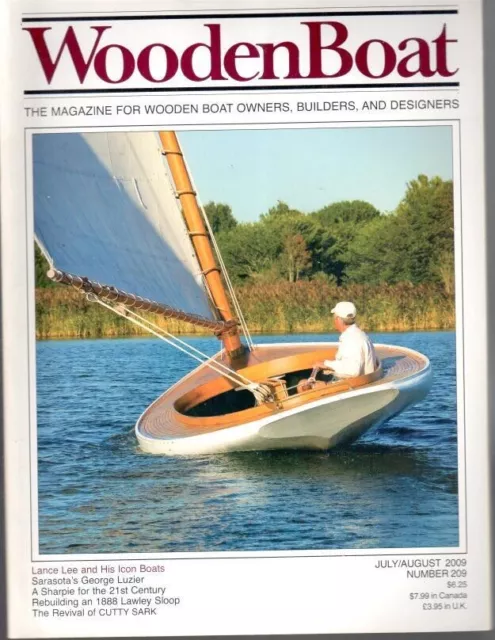 Wooden Boat Magazine, No 209, jul/aug 2009 magazine  for wooden boat owners, bui