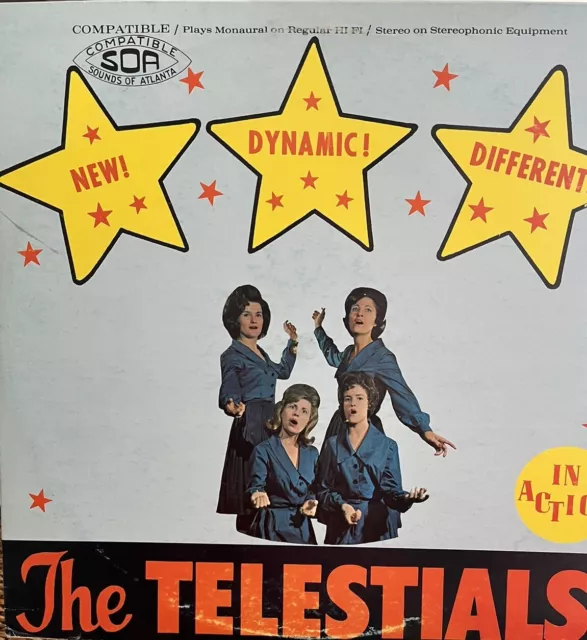 RARE GOSPEL LP THE TELESTIALS: In Action SOA 1059 Sounds Of Atlanta VG+ Vinyl LP