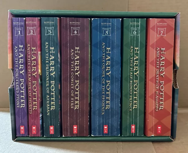Harry Potter The Complete Series Books 1-7 Scholastic Paperback Box Set