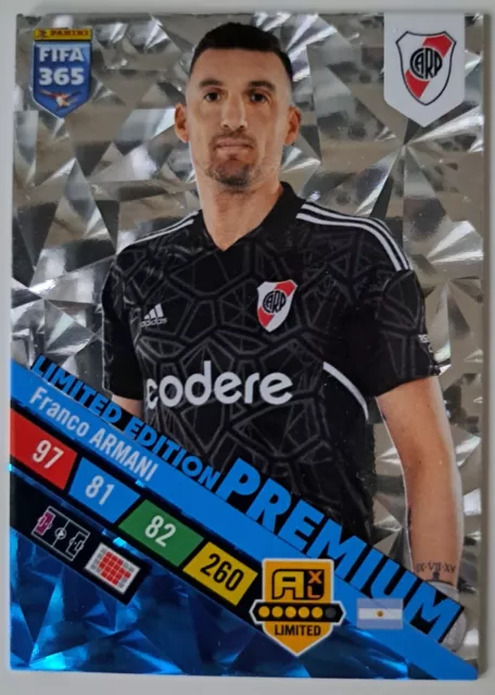 Panini Adrenalyn FIFA 365 2023 Limited Premium Franco Armani