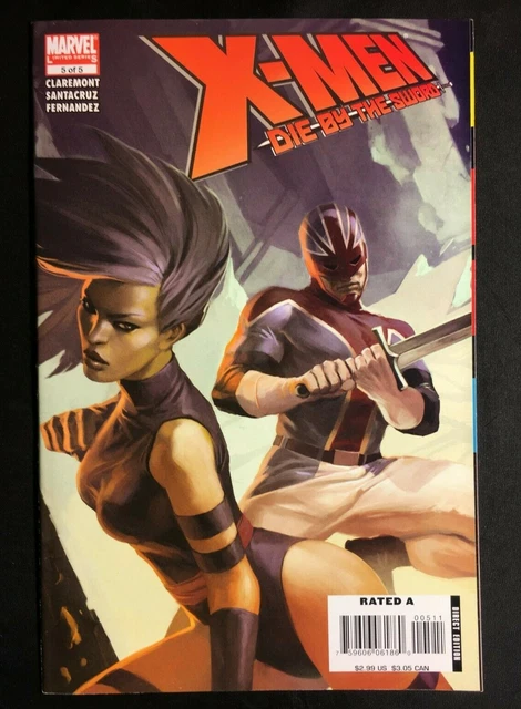 X Men Die By The Sword 5 Psylocke Captain Britain Dazzler Vol 1 Longshot Marvel