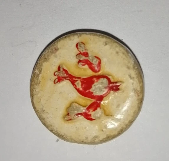 Très ancien bouton oiseau  ligne Vautrin  19mm