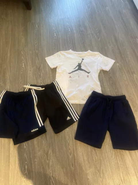 Adidas Shorts, Nike Jordan T Shirt, Next Shorts Boys Bundle Age 12-13