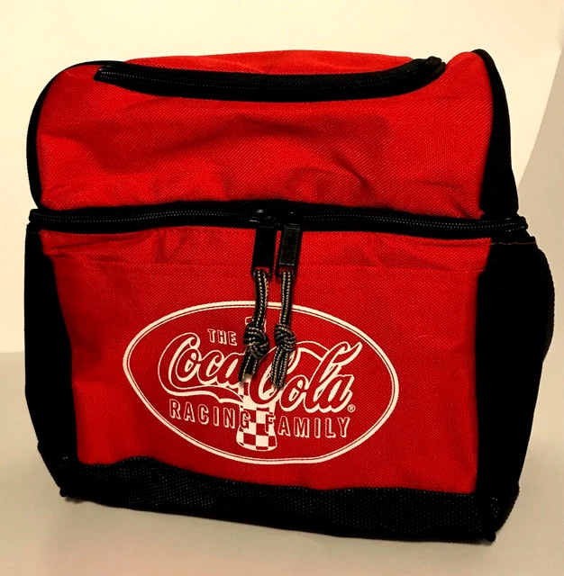 Collectable-Coca Cola: "Racing Family" Insulated Cooler Tote Easy Carry!