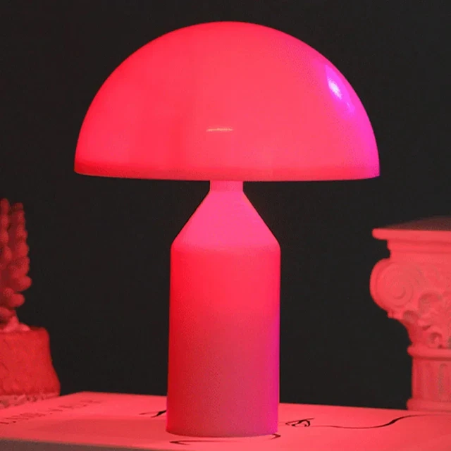 Mushroom Night Light – LED Plug-in Lamp With Remote Control, Dimmable Warm Glow, For Bedroom, Bathroom, Kitchen, Hallway (9.8 X 9.6 X 8 Cm)
