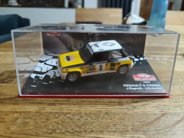 RENAULT 5 TURBO 1/43 RALLYE MONTÉ-CARLO J.Ragnotti - J-M.Andrié EUR 8