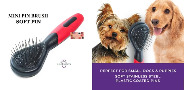 Professional Groomer MINI SOFT PIN BRUSH-Stainless Steel PET Grooming DOG CAT