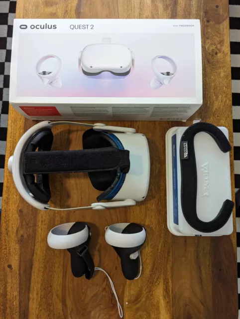 Meta Oculus Quest 2 64GB  + VR Cover + Kiwi Headstrap + KIWI Grips