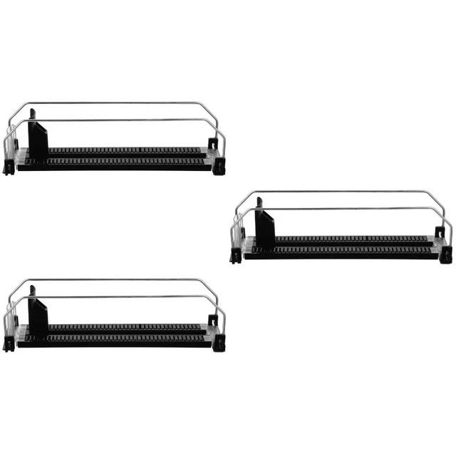 3 Pieces Pull Out Spice Rack Drink Dispenser for Fridge Plastic Bottle